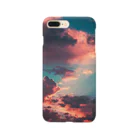 cakeefrecklesの夕焼雲 Smartphone Case