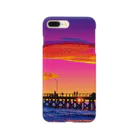 GALLERY misutawoのオーストラリア 夕暮れのヘンリービーチ桟橋 Smartphone Case