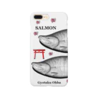 G-HERRINGの鮭！（SALMON；桜&鳥居）あらゆる生命たちへ感謝をささげます。 Smartphone Case