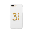 カラフルマルシェのフラワー数字シリーズ「31」 Smartphone Case