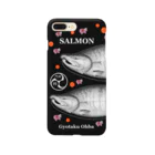 G-HERRINGの鮭（SALMON；桜；巴；卵） （門別 鮭） あらゆる生命たちへ感謝をささげます。 Smartphone Case