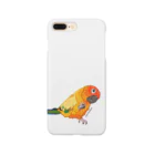 プラナリ屋。のクルミを食べるコガネメキシコインコ。 Smartphone Case