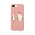 zawamichanのアオアシカツオドリとペンギン Smartphone Case