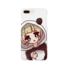 可愛い屋さんのパンダパーカーの女の子_ Smartphone Case