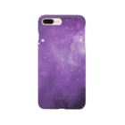 Fの宇宙柄（紫） Smartphone Case
