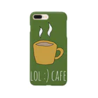 ロルカフェ。のlol_cafeのロゴ。 スマホケース