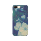 minimumのblue flower Smartphone Case