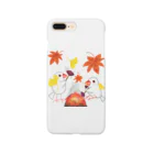 Lily bird（リリーバード）の落ち葉と焼き芋と文鳥ず Smartphone Case