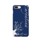 海の生き物のお店～MeriMarMare(ﾒﾘ･ﾏﾙ・ﾏｰﾚ)〜の【テヅルモヅル】-紺- Smartphone Case