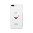 ゆるワインマートのRed wine lover  スマホケース