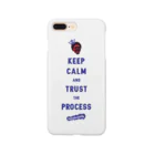 BounceBackAbilityのTRUST THE PROCESS -blue- スマホケース