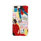 watayuのred to strong women Smartphone Case