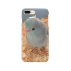 向日葵SHOPのマメルリハのブルーちゃん🐦 スマホケース