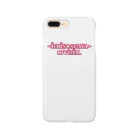 🤍一ノ瀬 彩 🐇⸒⸒ suzuri支店🤍の一ノ瀬彩:LOGO_ﾋﾟﾝｸ【英語ｵﾌｼｬﾙ】 Smartphone Case