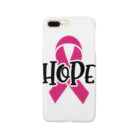 Fred HorstmanのBreast Cancer HOPE  乳がんの希望 スマホケース