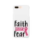 Fred HorstmanのBreast Cancer - Faith Over Fear  乳がん - 恐怖 に 対する 信仰 Smartphone Case