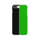 手描きのエトセトラの黒×緑 ２色バイカラー Smartphone Case