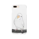 まめるりはことりのまったりセキセイインコちゃん【まめるりはことり】 Smartphone Case