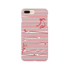 dizzyのRed Stripes Smartphone Case