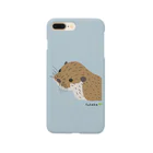 futaba shop（フタバショップ）のカワウソのブラウン Smartphone Case