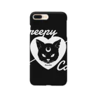 IENITY　/　MOON SIDEの【MOON SIDE】 Creepy Cat #Black Ver.2 スマホケース