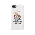 TSUKIMI COFFEEのTSUKIMI COFFEE ロゴ(ごきげん) スマホケース