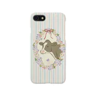 牛絵屋の花輪とうしケース Smartphone Case