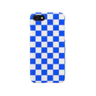 inazuma.co.jpのchecker flag (Blue) スマホケース