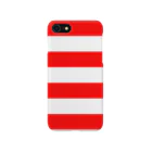 inazuma.co.jpのBorder Stripe (Red) スマホケース