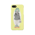 SUZURI de ぺこやのくいしんぼガール（アイスとお持ち帰りのたこやき） Smartphone Case