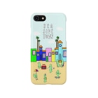 May's cafeのSEA SIDE TOWN Smartphone Case