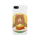 雑貨屋きゅう＠suzuri支店のクマ店長のハニートースト Smartphone Case