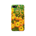 motomo.のオレンジの花 Smartphone Case