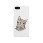 wanwanartの穴から猫 Smartphone Case