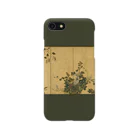 SONOTENI-ARTの002-002　鈴木其一　『秋冬の花』　スマホケース　表側面印刷　iPhone SE(2,3)/8/7/6s/6専用デザイン　SC5 スマホケース