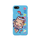 徳島 阿波キャラ！有名連の阿波扇①スマホケース（阿波キャラ）  Smartphone Case