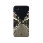 小鳥と映画館の京都の風景　夜 iPhone Smartphone Case