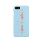 simple + colorのiPhone case スマホケース