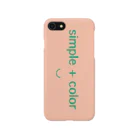 simple + colorのiPhone case スマホケース