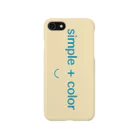 simple + colorのiPhone case スマホケース