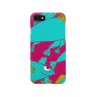 きんぐぅのイラストのスイスイスイ🐟（ワインレッド） Smartphone Case