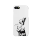 MasatsuguTamuraのRabbit drawing series / Black Smartphone Case