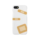 morica36の絆創膏（ばんそうこう）White iPhone Smartphone Case