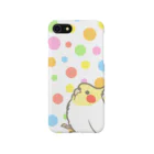 one-naacoのもふもふオカメインコとガムボールぽろぽろ Smartphone Case