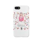 off-whiteのお花柄ガール Smartphone Case