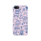 モニョチタポミチのピンクとネイビーって合うね Smartphone Case