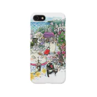吉沢深雪の猫とペンギンと旅気分 iPhone Smartphone Case