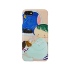 ぷいこのおみせの秋のヨナガちゃん。 iPhone Smartphone Case