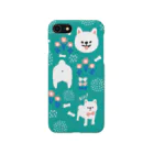 chamilkの北欧風／柴犬柄（白） Smartphone Case