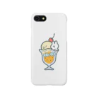 dashimakiのクリームソーダうさちゃん （オレンジ） iPhone Smartphone Case